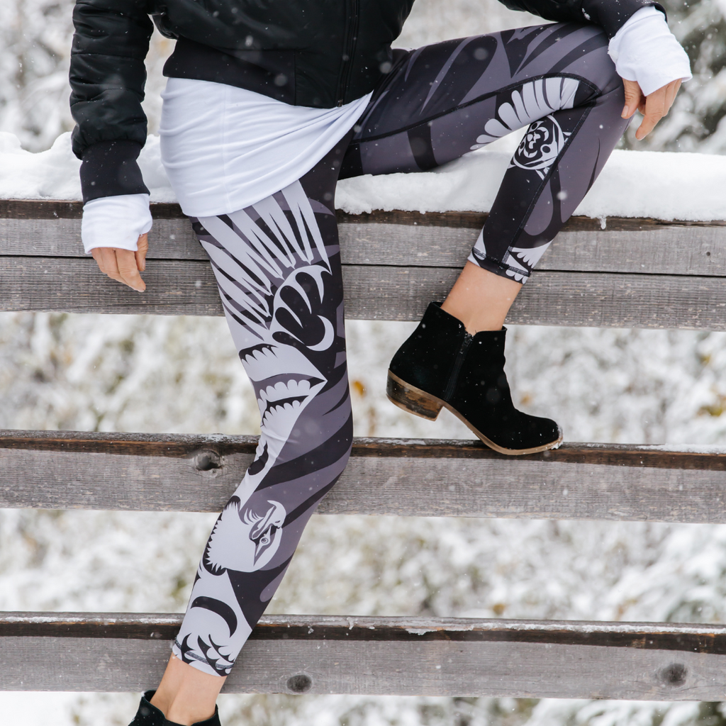 NoMiNoU(ノミノウ）Bri Black & White Leggings Leggings – No•Mi•No•U