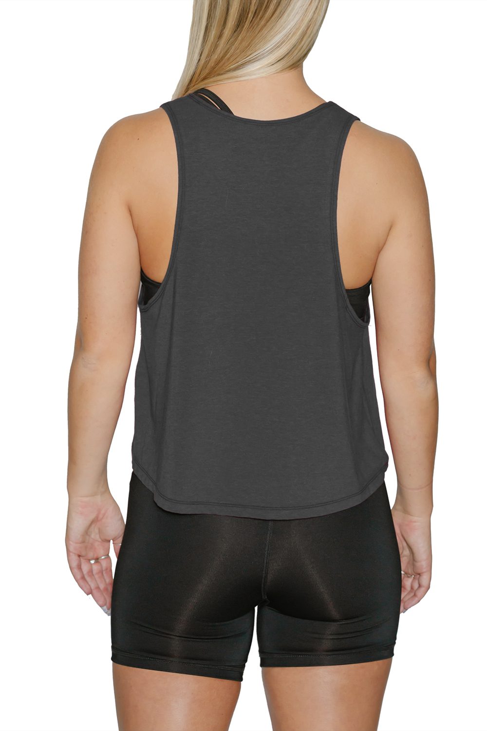 Muscle Tank Crop Top - Eagle & Raven Yin Yang