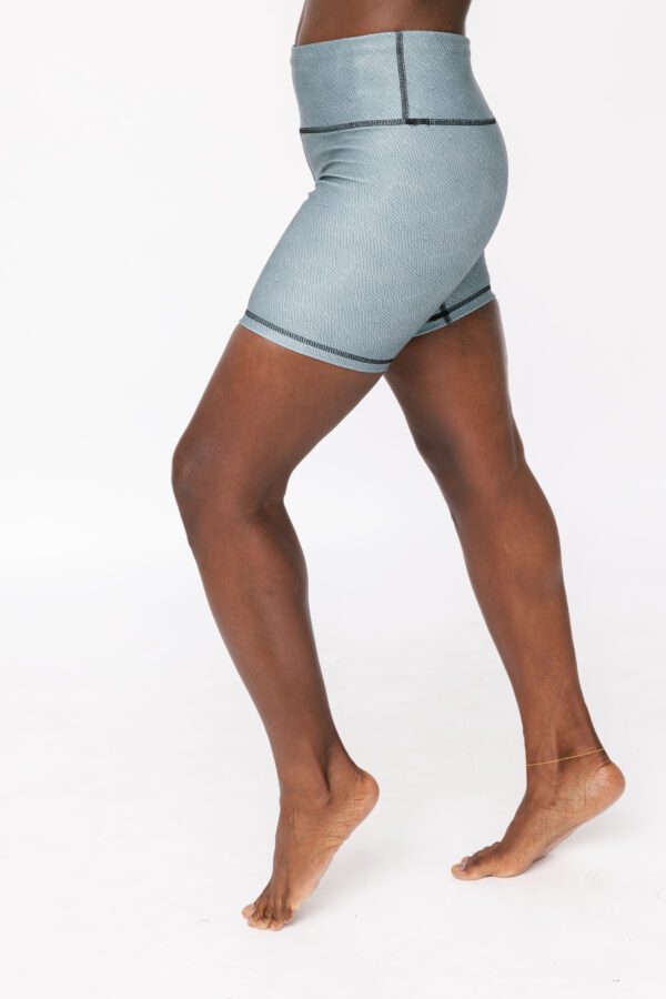 Logan Shorts - Geo Rose Dark Forest