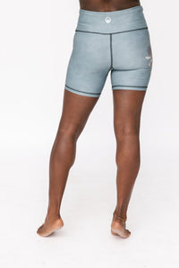 Logan Shorts - Geo Rose Dark Forest