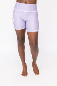 Logan Shorts - Geo Rose Purple Rose