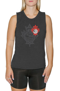 Women's Muscle Tank - Maple Leaf