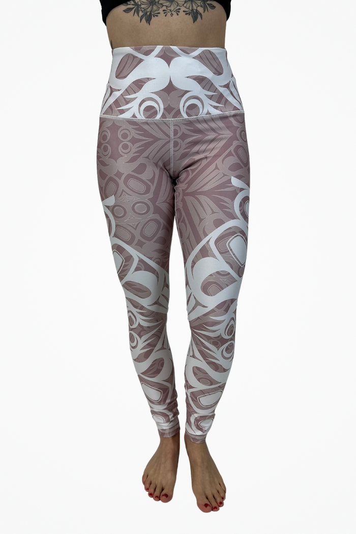 Snowy Owl Pink Leggings