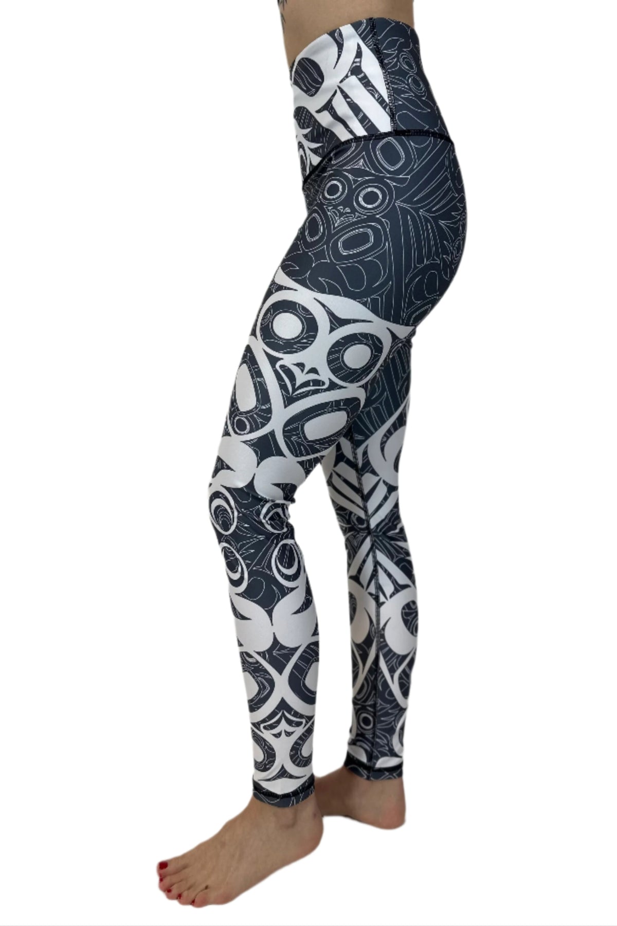 Snowy Owl Graphite Leggings