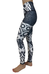Snowy Owl Graphite Leggings