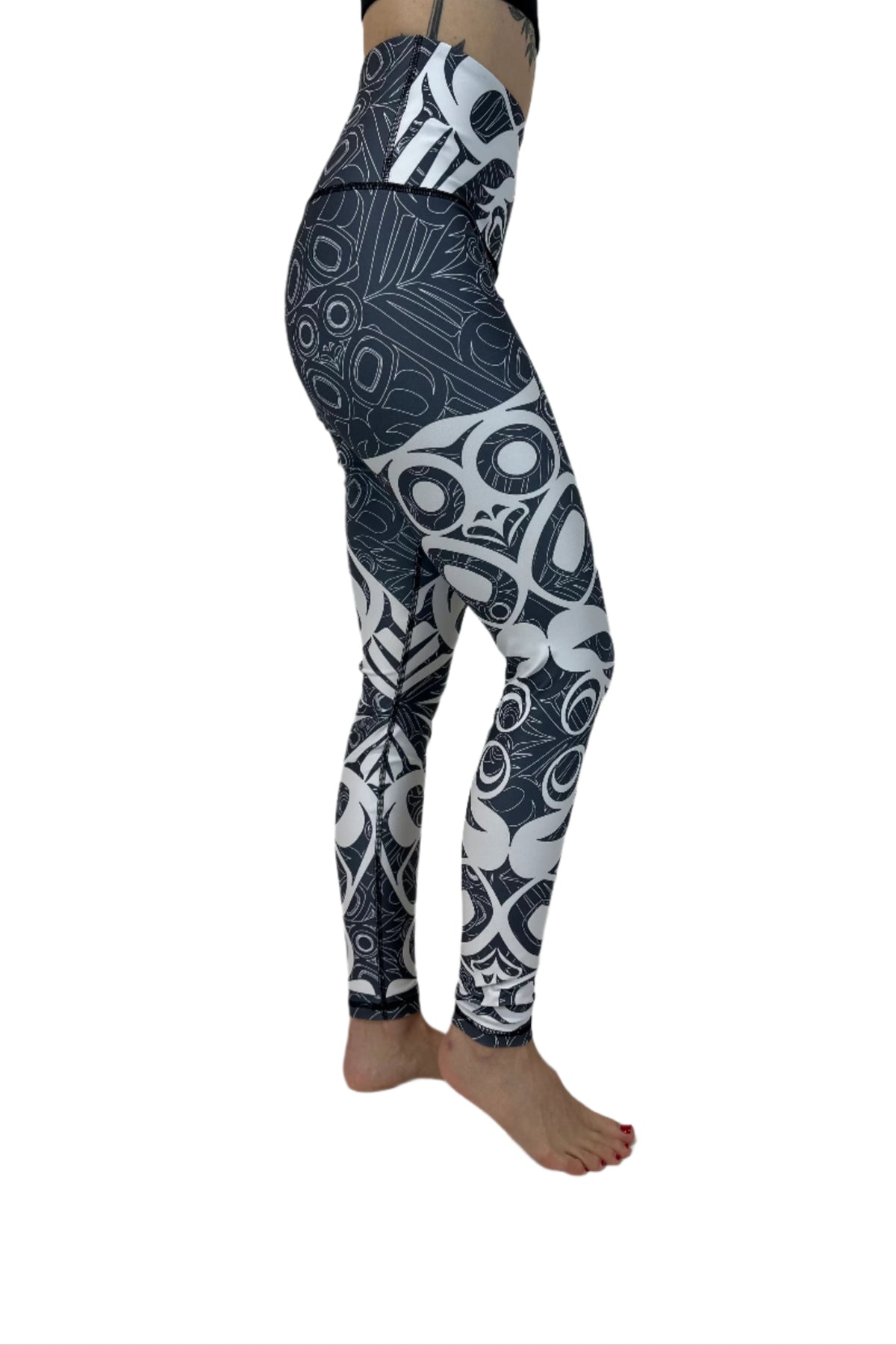 Snowy Owl Graphite Leggings