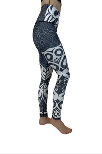 Snowy Owl Graphite Leggings