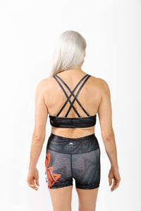 Hyacinth Bra - Maple Leaf Black