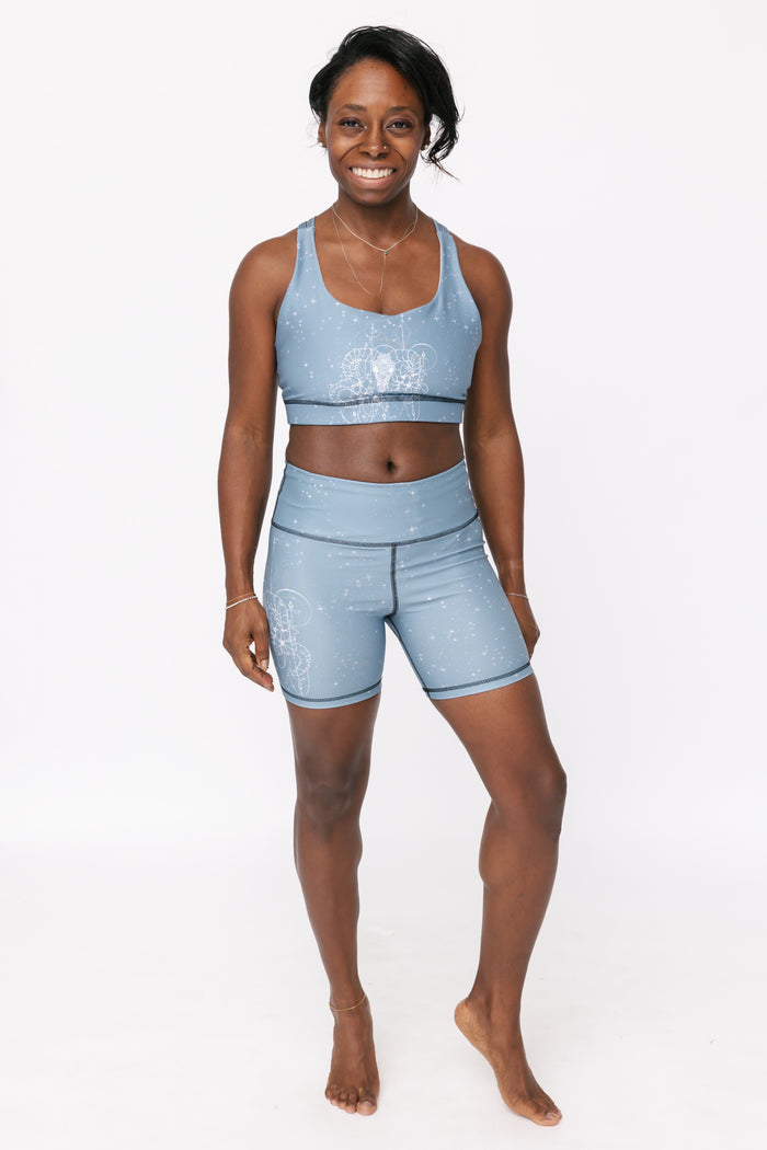 Logan Shorts - Celestial Ram Steel Blue Twighlight