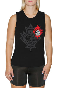 Women's Muscle Tank - Maple Leaf