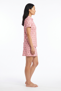 Ladies Polo Shirt - Bonsai Ditsy Rose