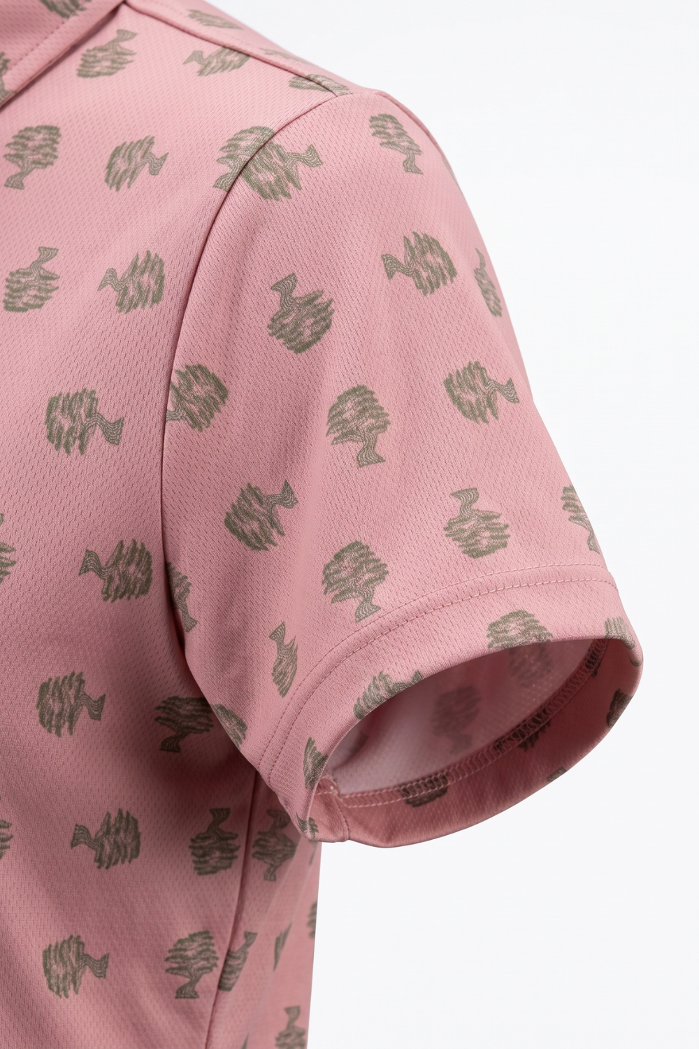 Ladies Polo Shirt - Bonsai Ditsy Rose