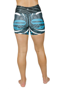 Lily Short - Wolf & Moon Teal