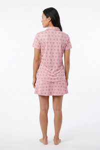 Ladies Polo Shirt - Bonsai Ditsy Rose