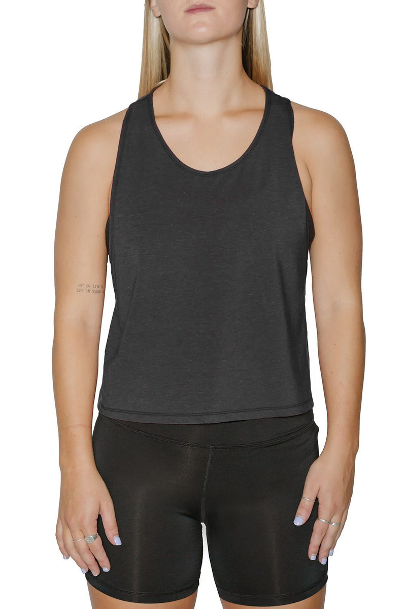 Basic Muscle Tank Crop Top