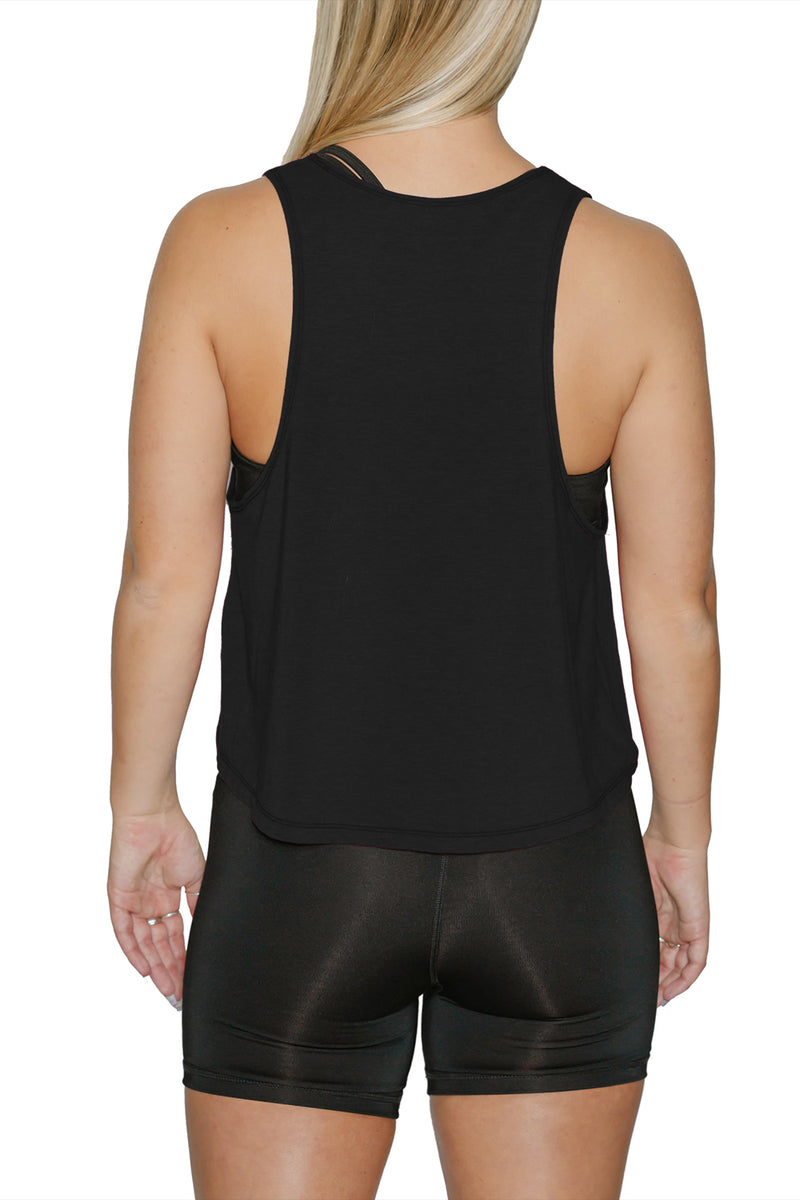 Basic Muscle Tank Crop Top