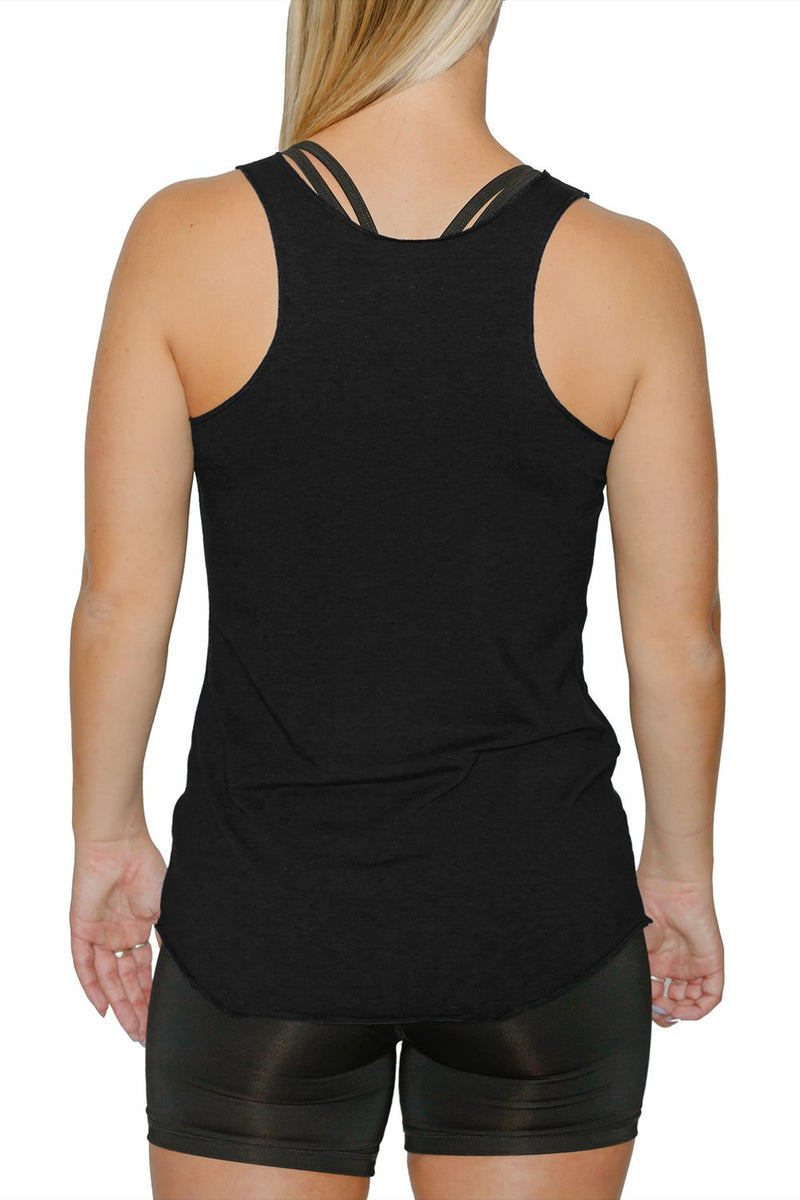 Racerback Tank - Eagle & Raven Yin Yang