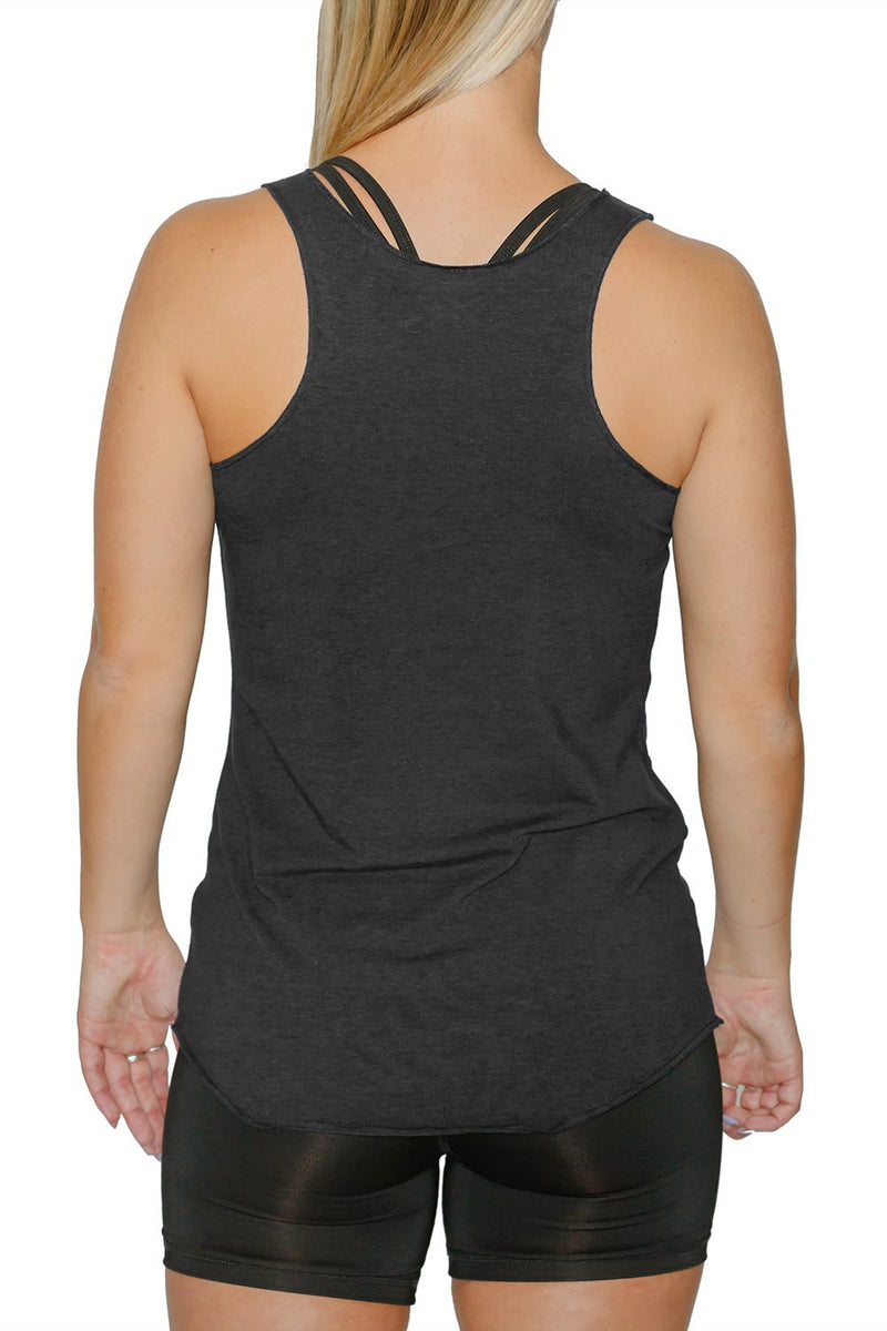 Racerback Tank - Eagle & Raven Yin Yang