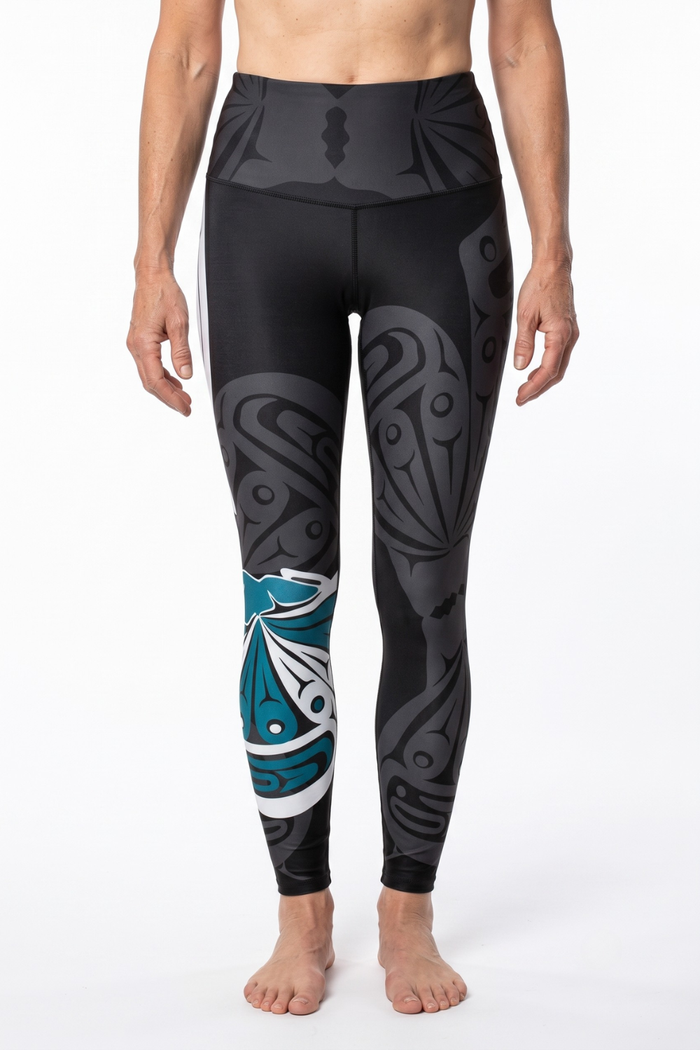Butterfly Teal Fashion Leggings