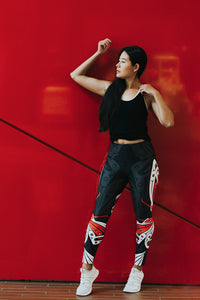 Butterfly Red Leggings
