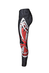 Butterfly Red Leggings