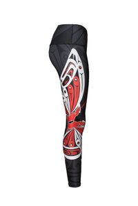 Butterfly Red Leggings