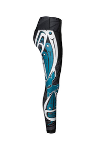 Butterfly Teal Legging