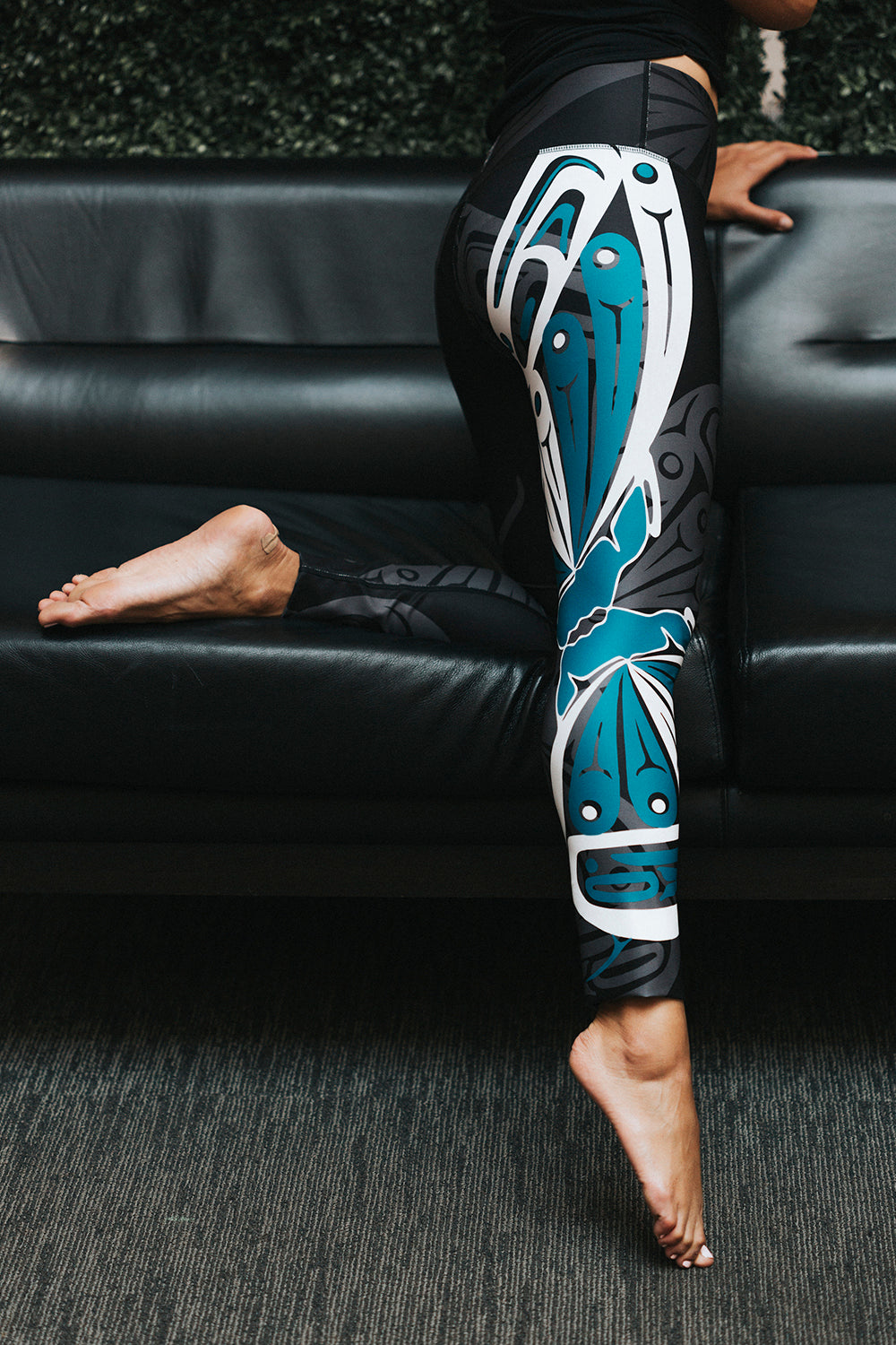 Butterfly Teal Legging