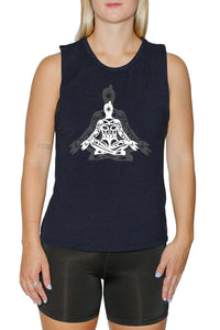 Women's Muscle Tank - RHV Cross Legged Open Arms