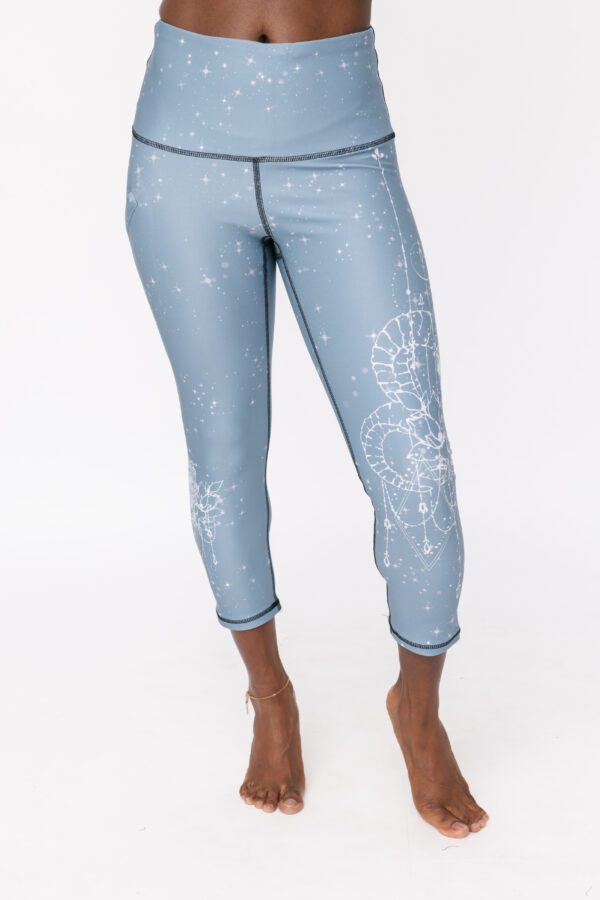 Celestial Ram Steel Blue Twighlight Pocket Capri