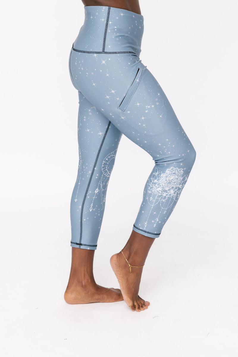 Celestial Ram Steel Blue Twighlight Pocket Capri