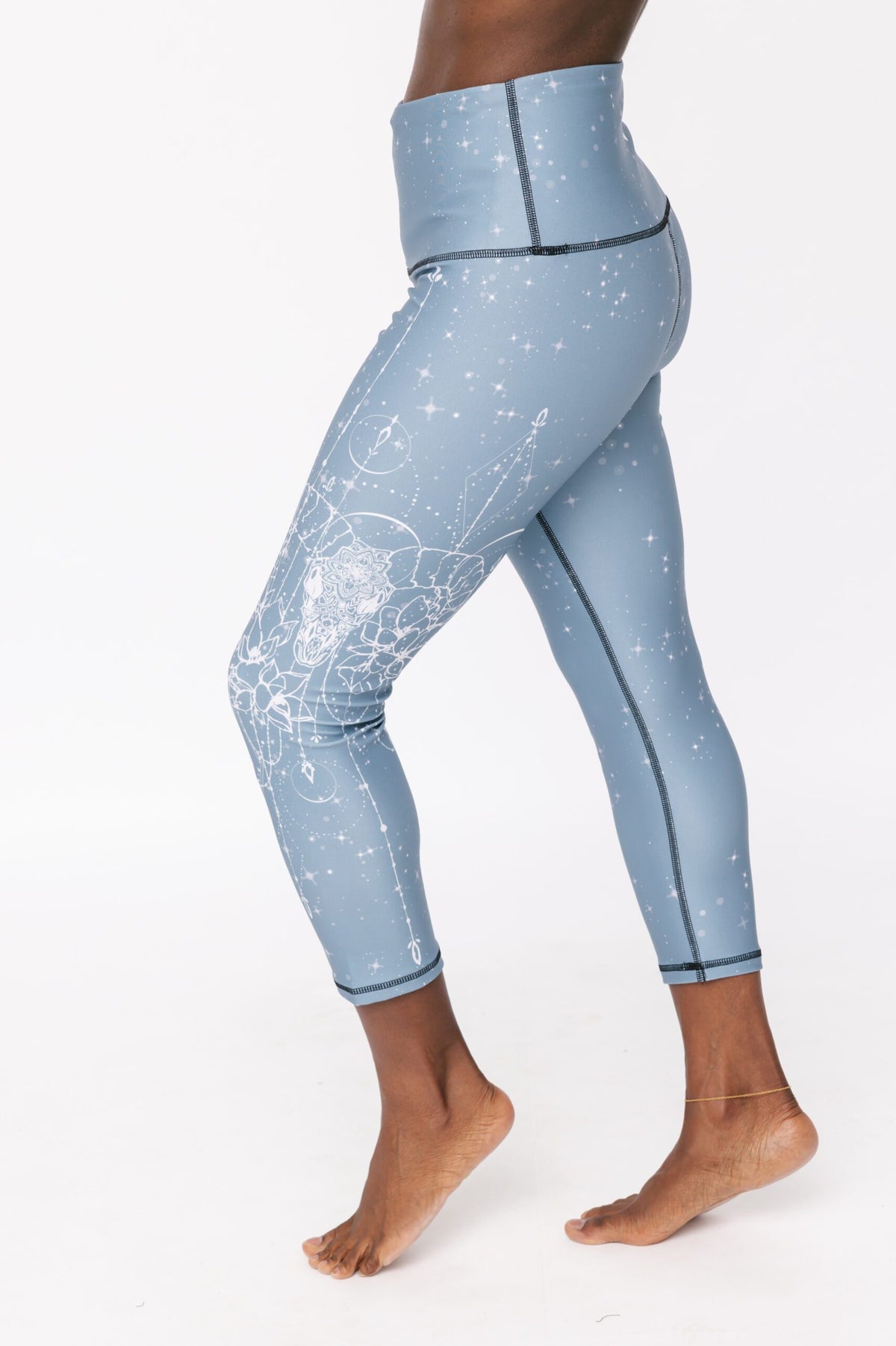 Celestial Ram Steel Blue Twighlight Pocket Capri