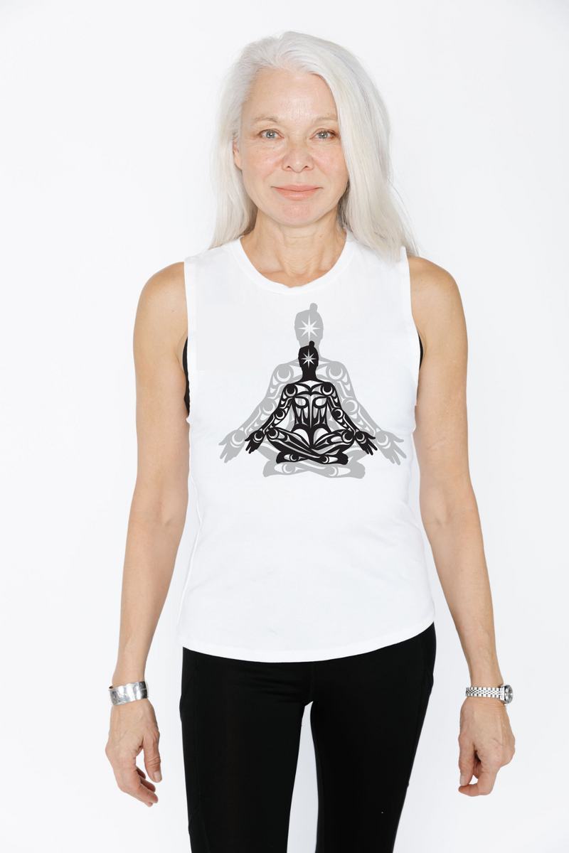 Women's Muscle Tank - RHV Cross Legged Open Arms