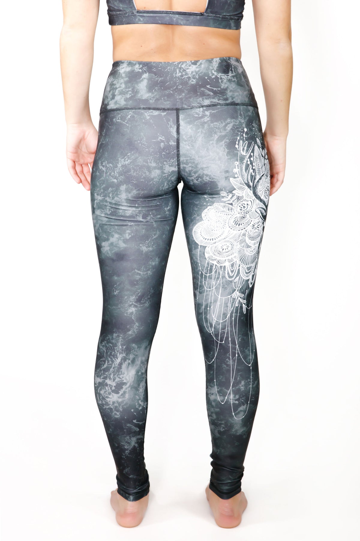 Deer Love Grey  Leggings