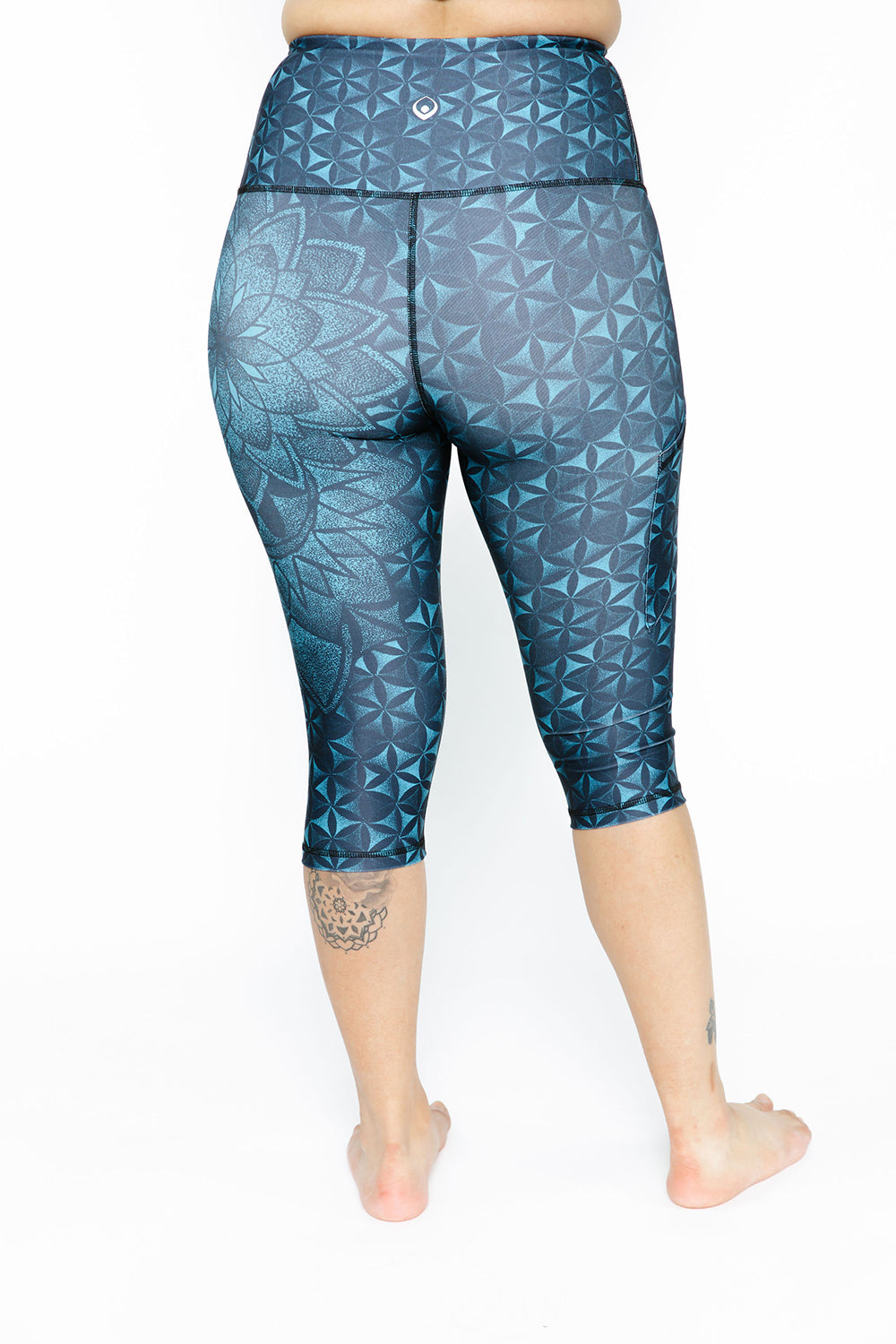 Flower Of Life Sporty Capri