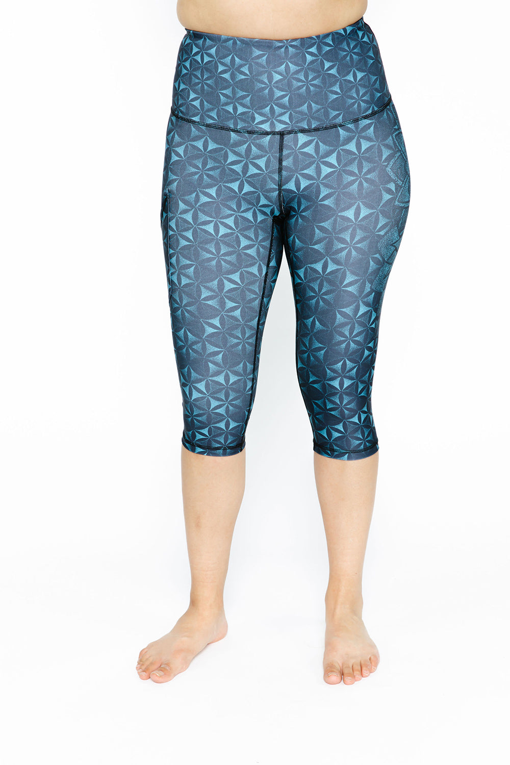 Flower Of Life Sporty Capri