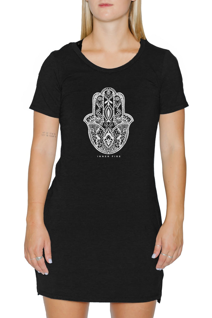 T-Shirt Dress - Hamsa