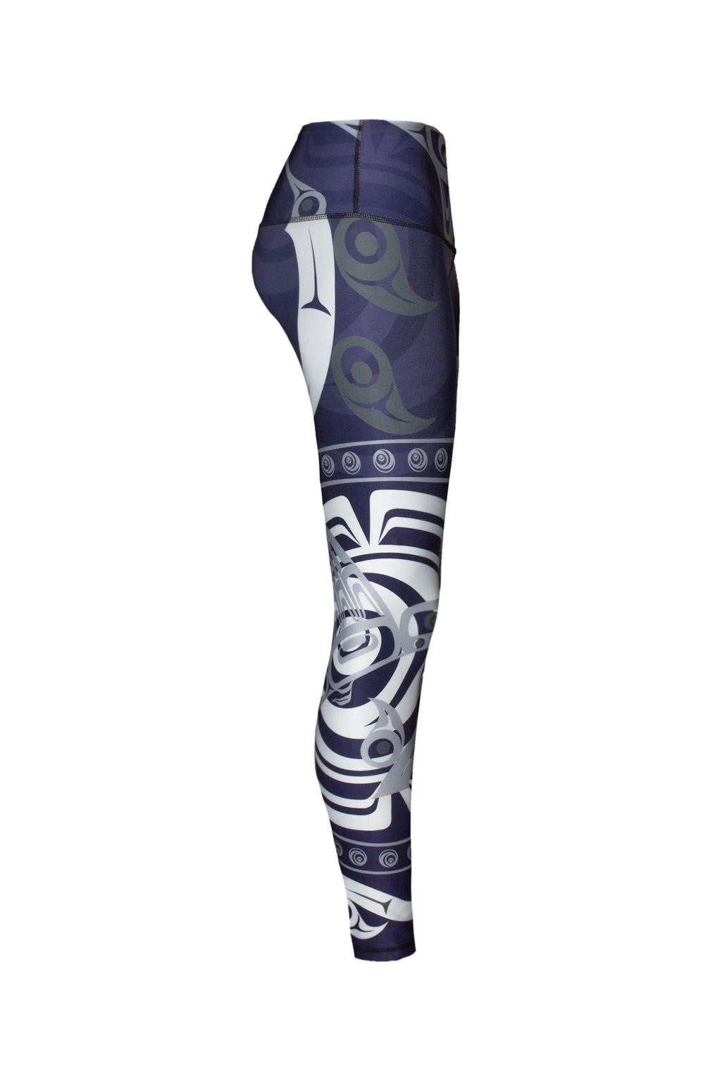 Hummingbird Purple Leggings