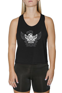 Muscle Tank Crop Top - Intelligence