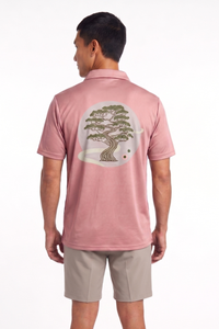 Men's Polo Shirt – Bonsai Desert Rose
