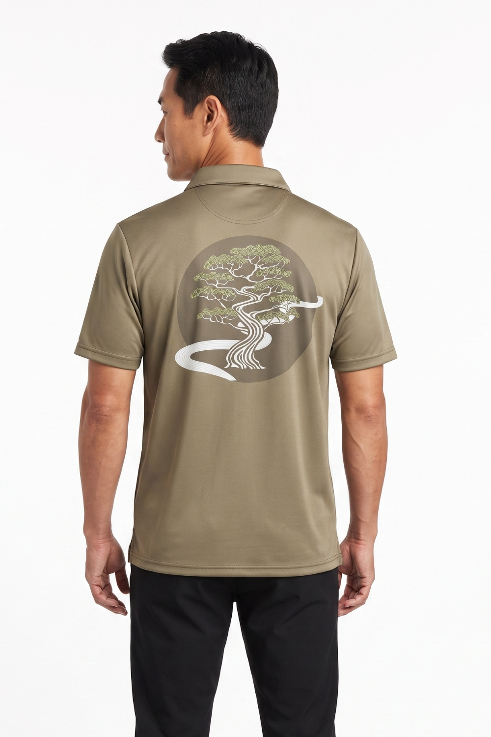 Men's Polo Shirt – Bonsai Olive Green