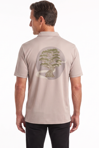 Men's Polo Shirt - Bonsai Stone