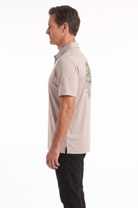 Men's Polo Shirt - Bonsai Stone
