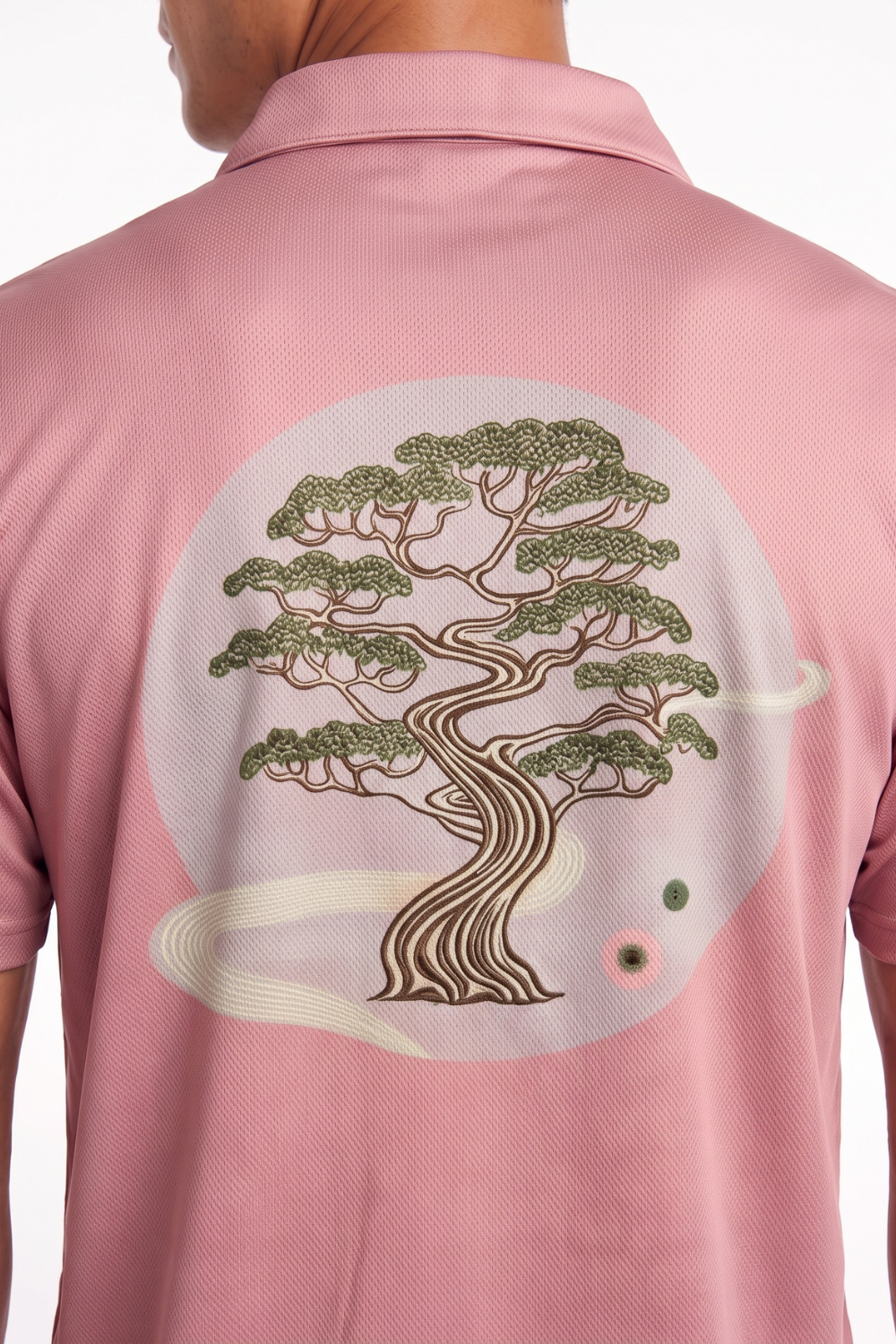 Men's Polo Shirt – Bonsai Desert Rose