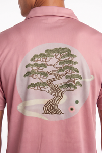 Men's Polo Shirt – Bonsai Desert Rose