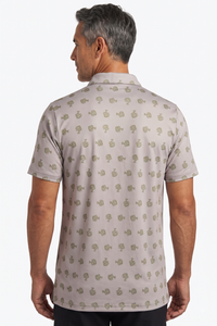 Men's Polo Shirt – Bonsai Ditsy Stone