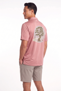 Men's Polo Shirt – Bonsai Desert Rose