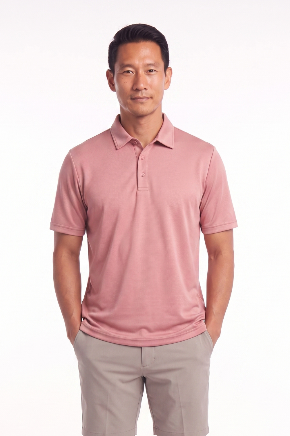 Men's Polo Shirt – Bonsai Desert Rose