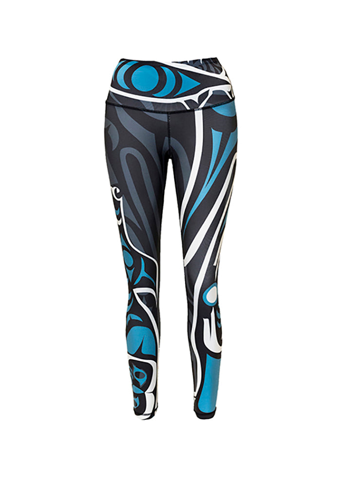 Wolf Teal Leggings