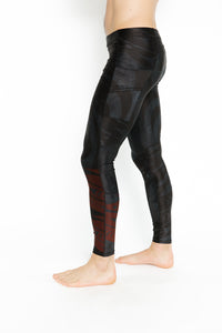 Unisex Tights - Salmon Run Red